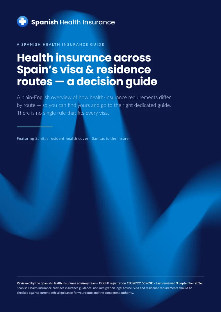 Complete visa health insurance Spain decision guide cover